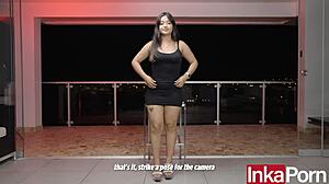 peruvian big ass latina spills intimate secrets during her inkaporn casting massage