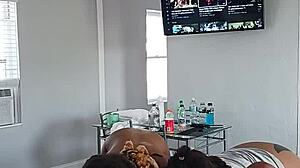 Two Ebony Baddies Deepthroat After Orgy Dripping Mess!