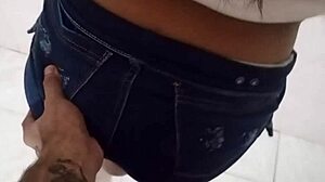 Petite colombian tenant dances then gets seduced and fucked hard