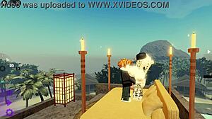 yo lucky bacon, that cute girl teased you so rough tits ass blowjob fuck in roblox 1!