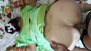 Indian Married Wife Begs Spit Lube First-Time Bedroom Pussy Fuck