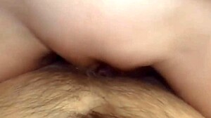 petite shaved pussy rubs cock till creamy explosion