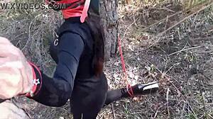 WATCH Outdoor Milf's Wild Blowjob, Bondage, Creampie Scenes!