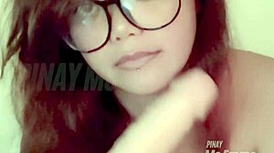 Who wants amateur cute Filipina Ms Emma sucking big dildo next in solo blowjob?