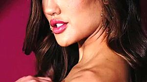 chloe amour gapes ass on monster black cock with deepthroat and facial