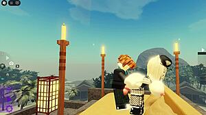 yo lucky bacon, that cute girl teased you so rough tits ass blowjob fuck in roblox 1!