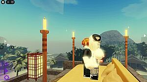 yo lucky bacon, that cute girl teased you so rough tits ass blowjob fuck in roblox 1!