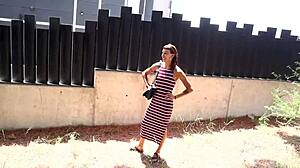 PUBLIC DOGGYSTYLE FUCK IN CITY WOODS!