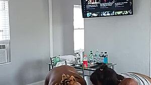 Two Ebony Baddies Deepthroat After Orgy Dripping Mess!