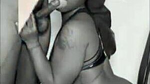 whoa, 11-inch stepbro cock gets sucked off by keisha minaj till cumshot!