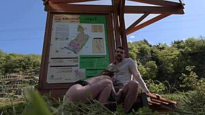 he pulls over and bangs this bold beauty right on the roadside