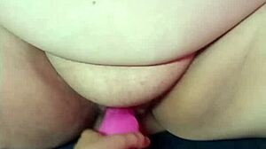slutty stepmommy's fat pussy takes johnny bravo's vibrator then his jizz