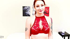 violet monroe gulps massive cock deepthroat facefuck cum!