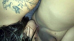 My best friend's mom curiously tries my ass for the first time