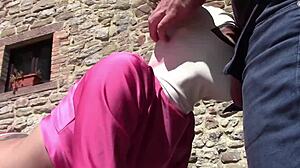 WATCH Outdoor Milf's Wild Blowjob, Bondage, Creampie Scenes!