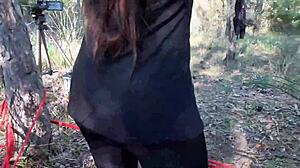 WATCH Outdoor Milf's Wild Blowjob, Bondage, Creampie Scenes!