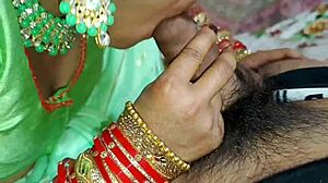 Indian Married Wife Begs Spit Lube First-Time Bedroom Pussy Fuck