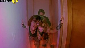 Hallway Pound: Big Tits Venezuelan Model Takes Monster Cock Rough