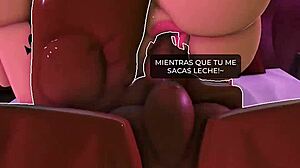 my little white girl cheats on her boyfriend with this huge bbc in roblox style