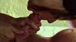 Best cum swallower candi annie milks huge cock mouthful backstage