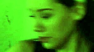 Voyeur Catches Lesbian Maid Stripped for Steamy Threesome Fun