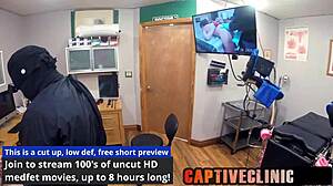 patient, spread wide for nurse serena morgan's latex glove domination in hospital pov?