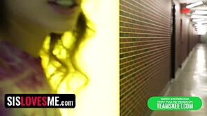 Naughty Stepbrother Stuffing Stepsister's Tight Twat on Vacation!