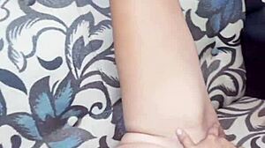 Fingering Squirt Fills Petite Creamy Vagina