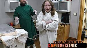 patient, spread wide for nurse serena morgan's latex glove domination in hospital pov?