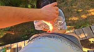 i rub panties on horny stepsis for massive cumshot