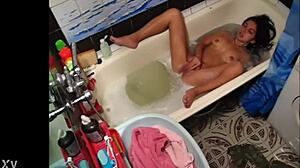 stepsis barely legal plays with herself on hidden cam