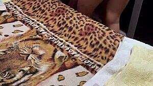 Wife Devoted to BBC in Bed Creampie