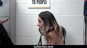 Lyftersex Teen Caught Stealing Revealing Lingerie Bent Over Doggystyle Fucked