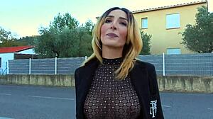 Soraya's big tits explore interracial fantasy urge