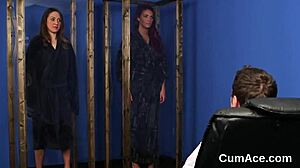 i receive creamy facial cumshot and swallow it all