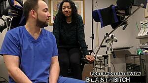 Yasmine's Shaved Pussy Blasted with Cum