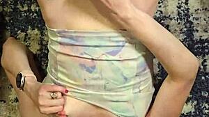 Homemade wife machine dildo fucks squirt gush