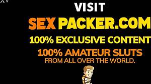 Skinny Latina Stretches Tight Holes on My Huge Cock