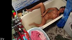 stepsis barely legal plays with herself on hidden cam