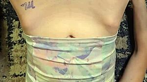 Homemade wife machine dildo fucks squirt gush