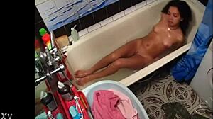 stepsis barely legal plays with herself on hidden cam