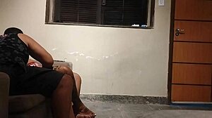 flashing swollen pussy for lover's outdoor tongue and cock visit