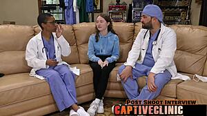 patient, spread wide for nurse serena morgan's latex glove domination in hospital pov?