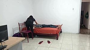 Sensual Nurse Dances Teasingly for Patient at Home