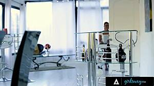 did my nympho secretary mix up lingerie signals at work?