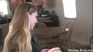 Toni Begs Sasha Desperately to Suck Lick Her Sexy Feet Toes!