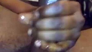 moaning over big black cock handjob cumshot poolside?