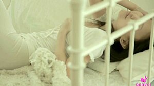 Fen O's Bedroom Tease With Wet Nipples And Smiles