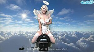 ava sinclaire's heavenly body rides sybian like a dream