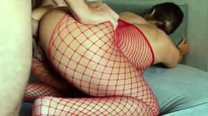 licking her pussy leads to intense anal creampie in busty latina's tight ass